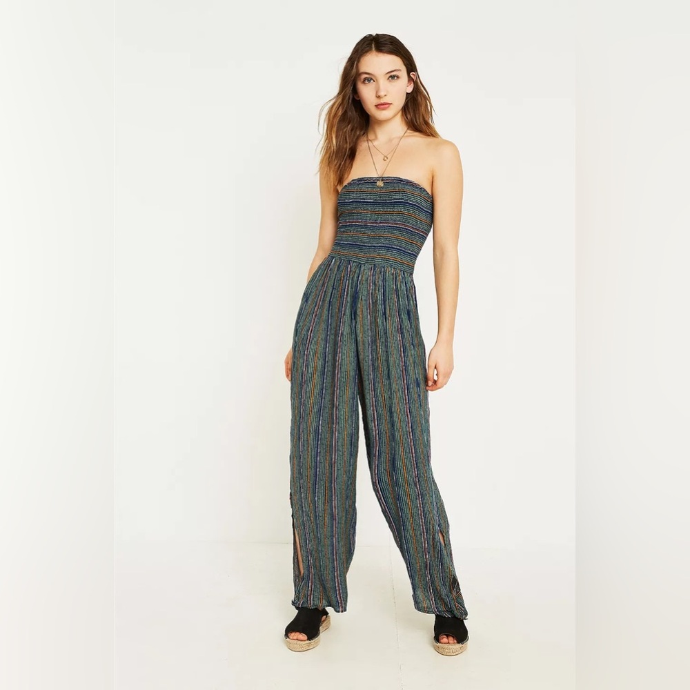 Urban Outfitters Rambaugh Striped Jumpsuit